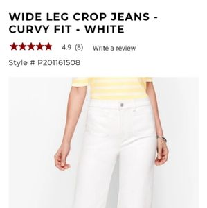 Talbot's size 14p crop curvey fit pants